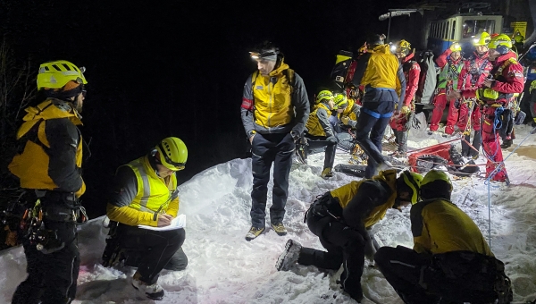 Près de 240 personnes prennent part à un exercice de secours géant aux Rochers-de-Naye